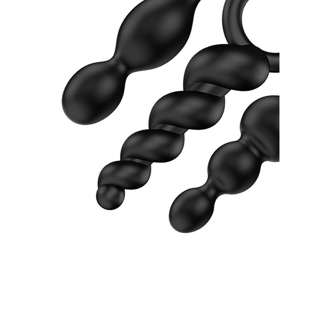 Satisfyer Booty Call - Butt Plug Set 3 Stuks - Zwart (4061504000756)