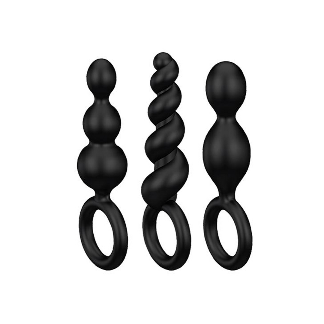 Satisfyer Booty Call - Butt Plug Set 3 Stuks - Zwart (4061504000756)