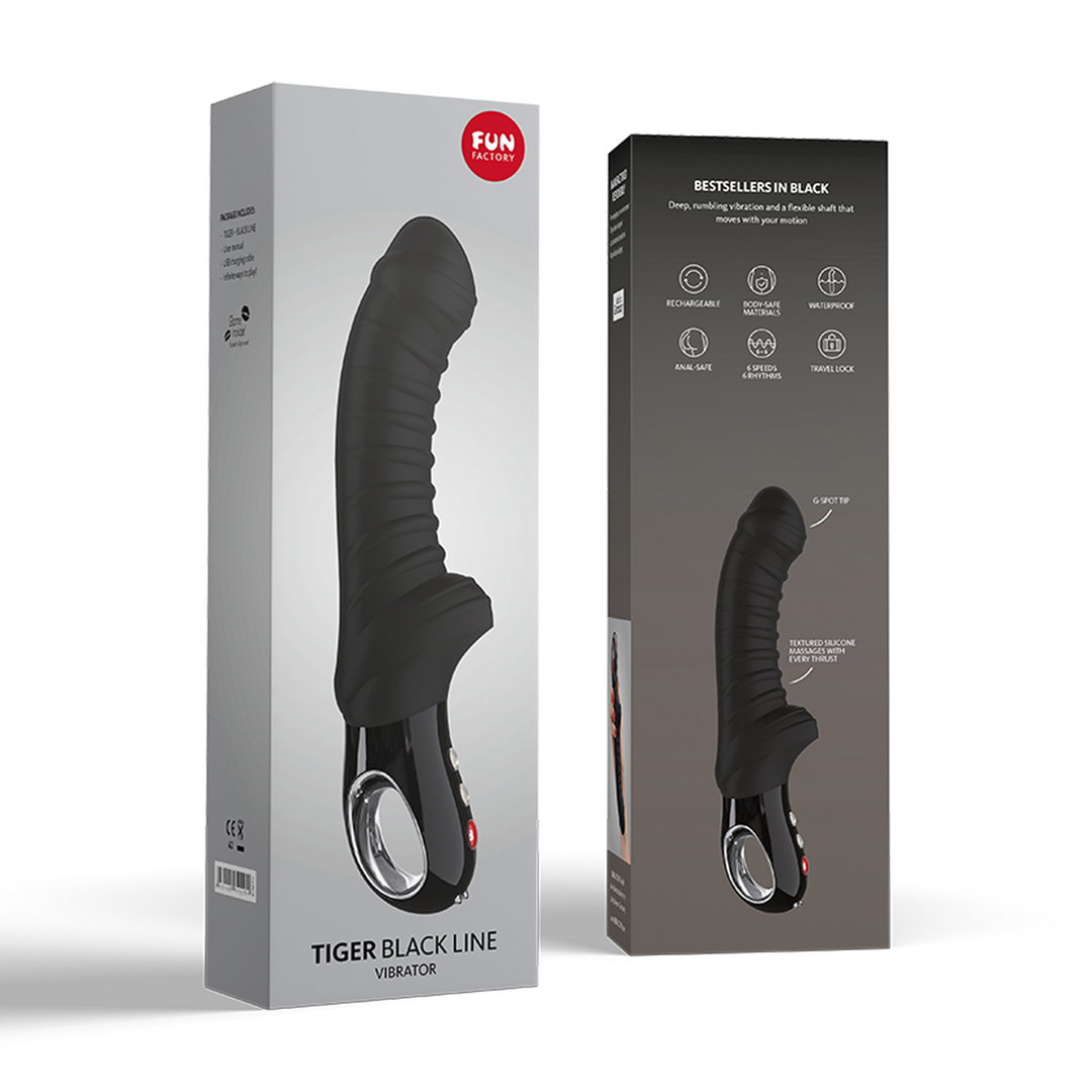 Fun factory Tiger - G-Spot Vibrator - Petrol (4032498805580)