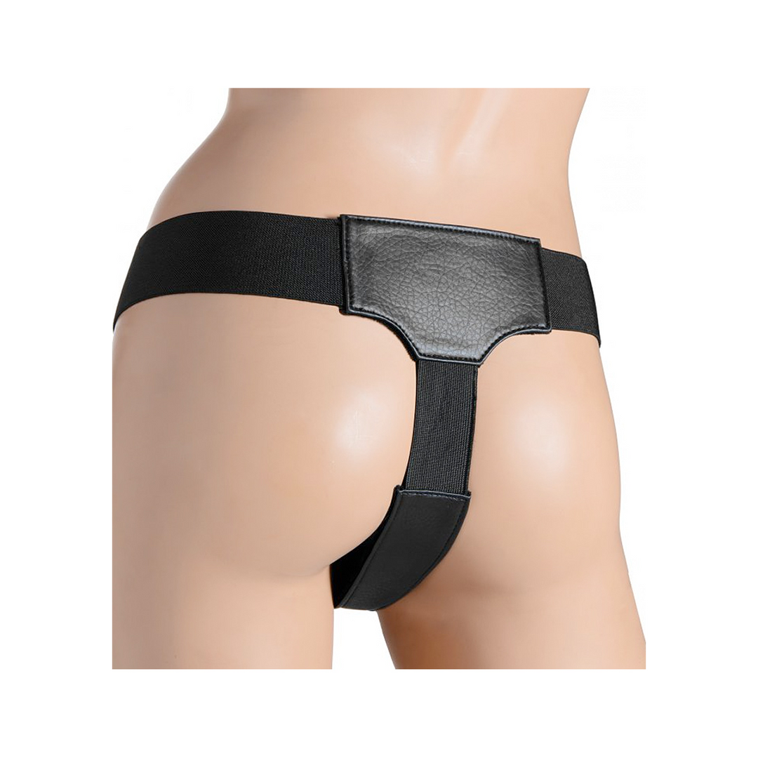 Xr brands Bella - Verstelbare Velours Gevoerde Strap-On Dildo (848518015495)