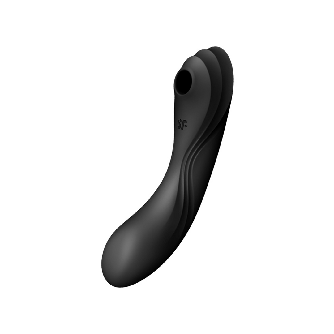 Satisfyer Curvy Trinity 4 - Insertable Air Pulse Vibrator - Zwart (4061504036540)
