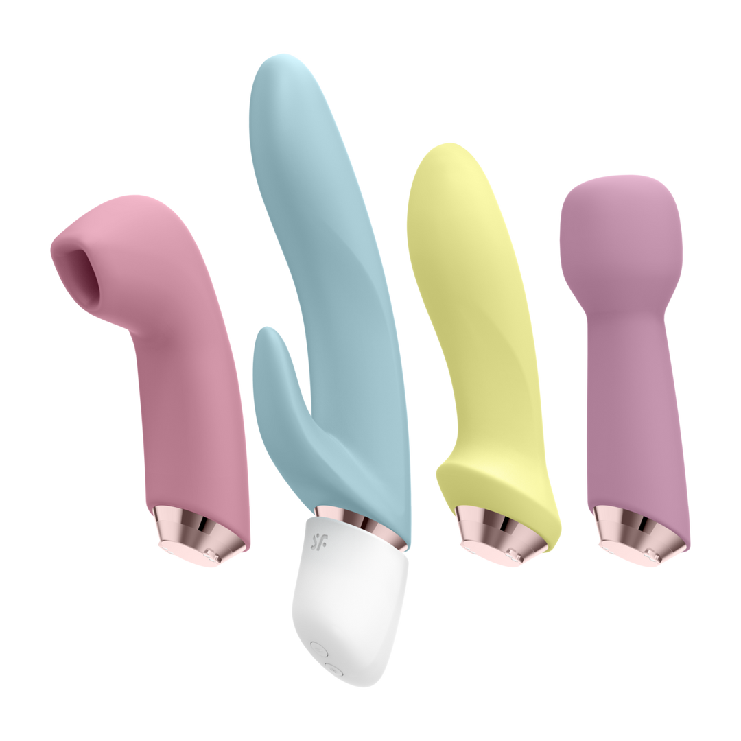 Satisfyer Marvelous Four - Vibrator met verschillende opzetstukken (4061504009612)
