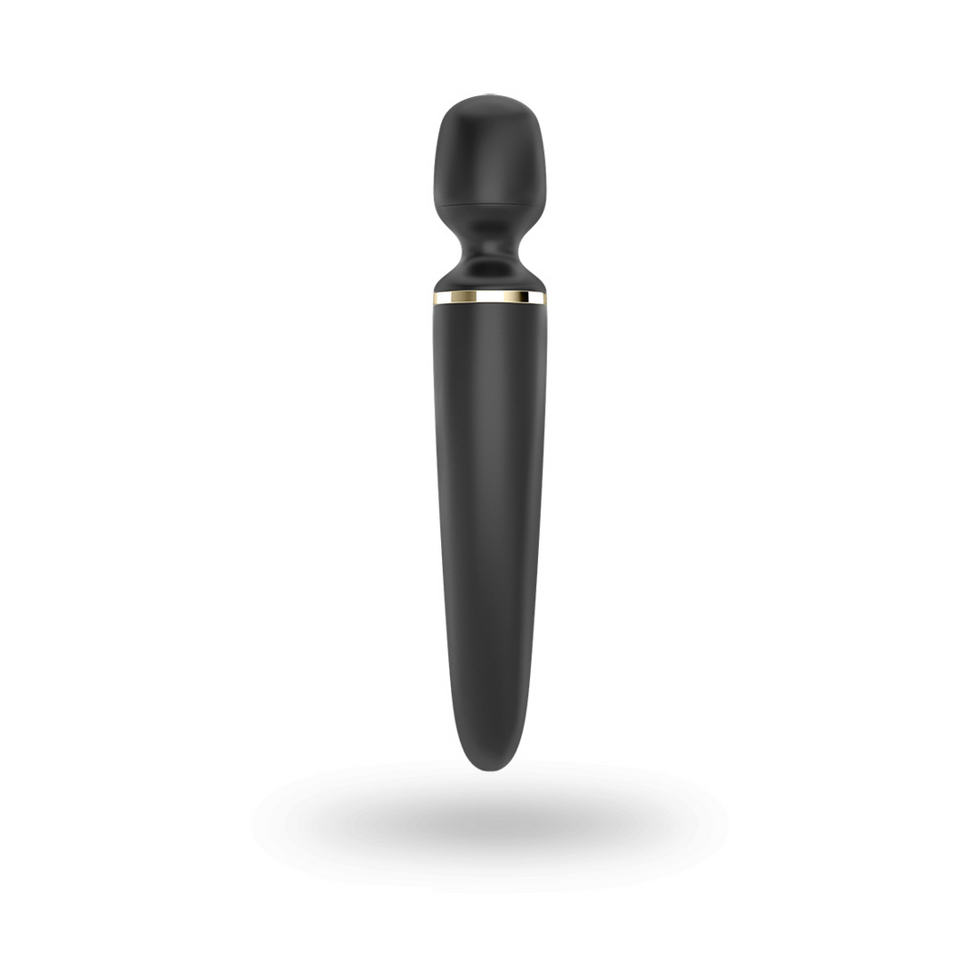 Satisfyer Wand-er Woman - Wand Vibrator - Zwart/Goud (4061504001203)