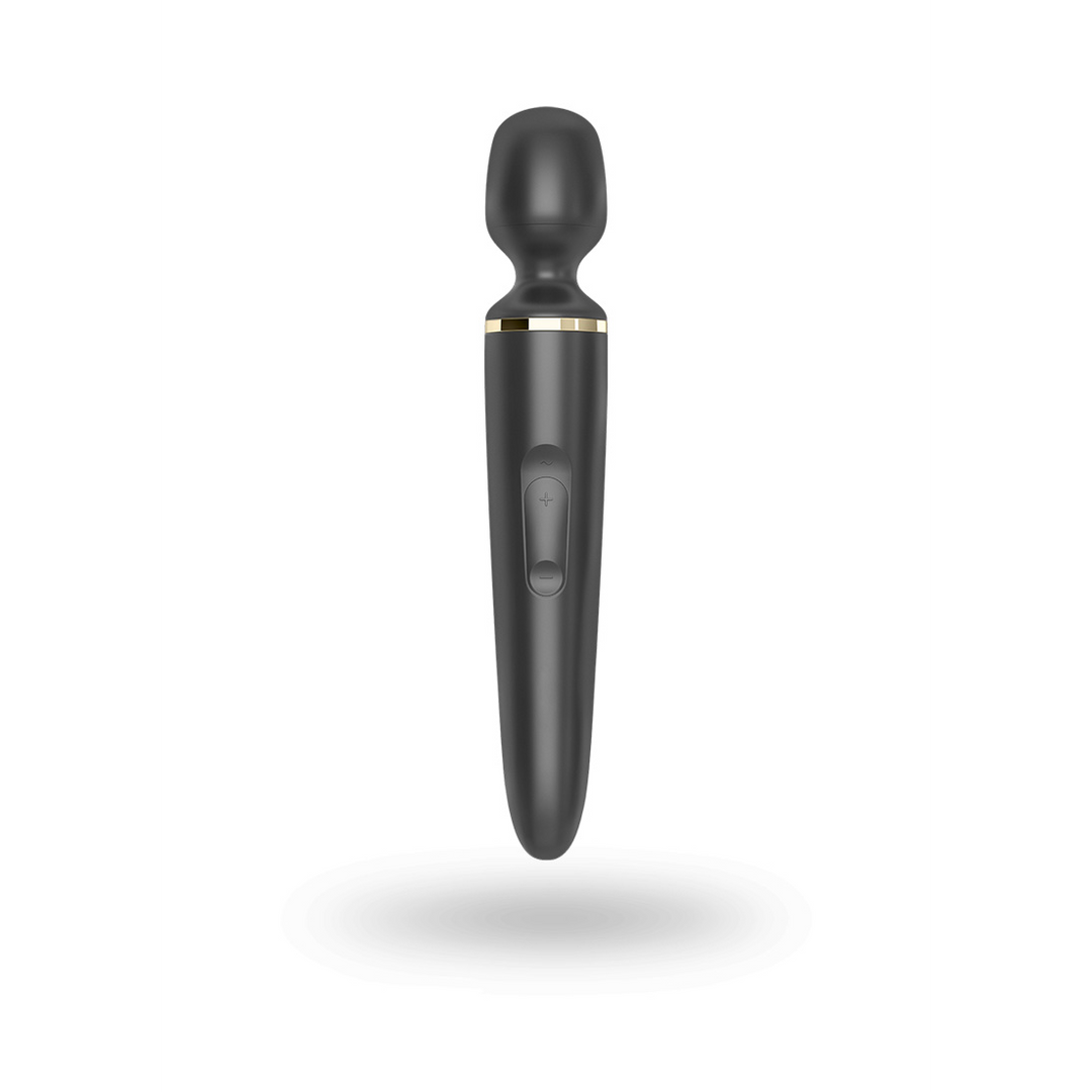 Satisfyer Wand-er Woman - Wand Vibrator - Zwart/Goud (4061504001203)