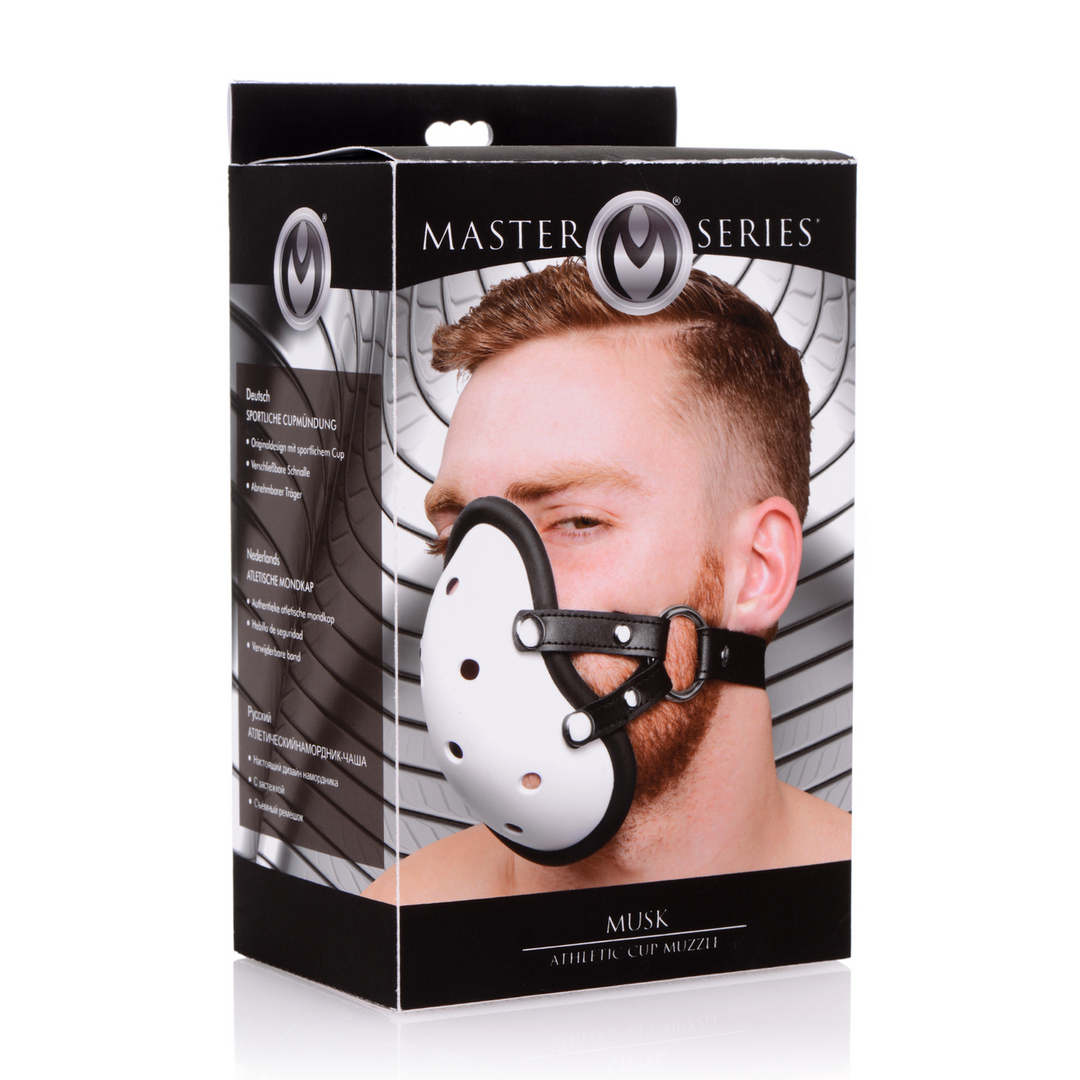 Xr brands Musk Athletic Cup - Muzzle met Verwijderbare Bandjes (848518030016)