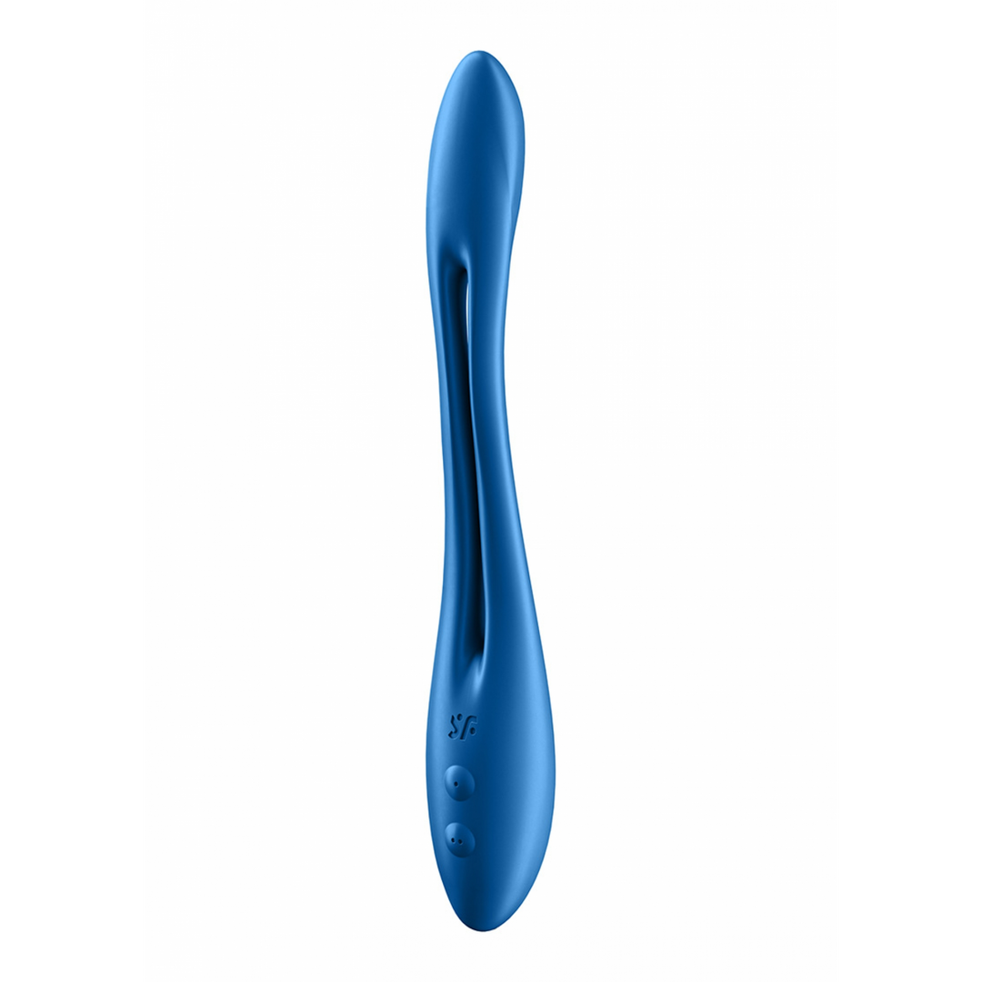 Satisfyer Elastic Game - Buigbare Multifunctionele Massager - Donkerblauw (4061504007649)