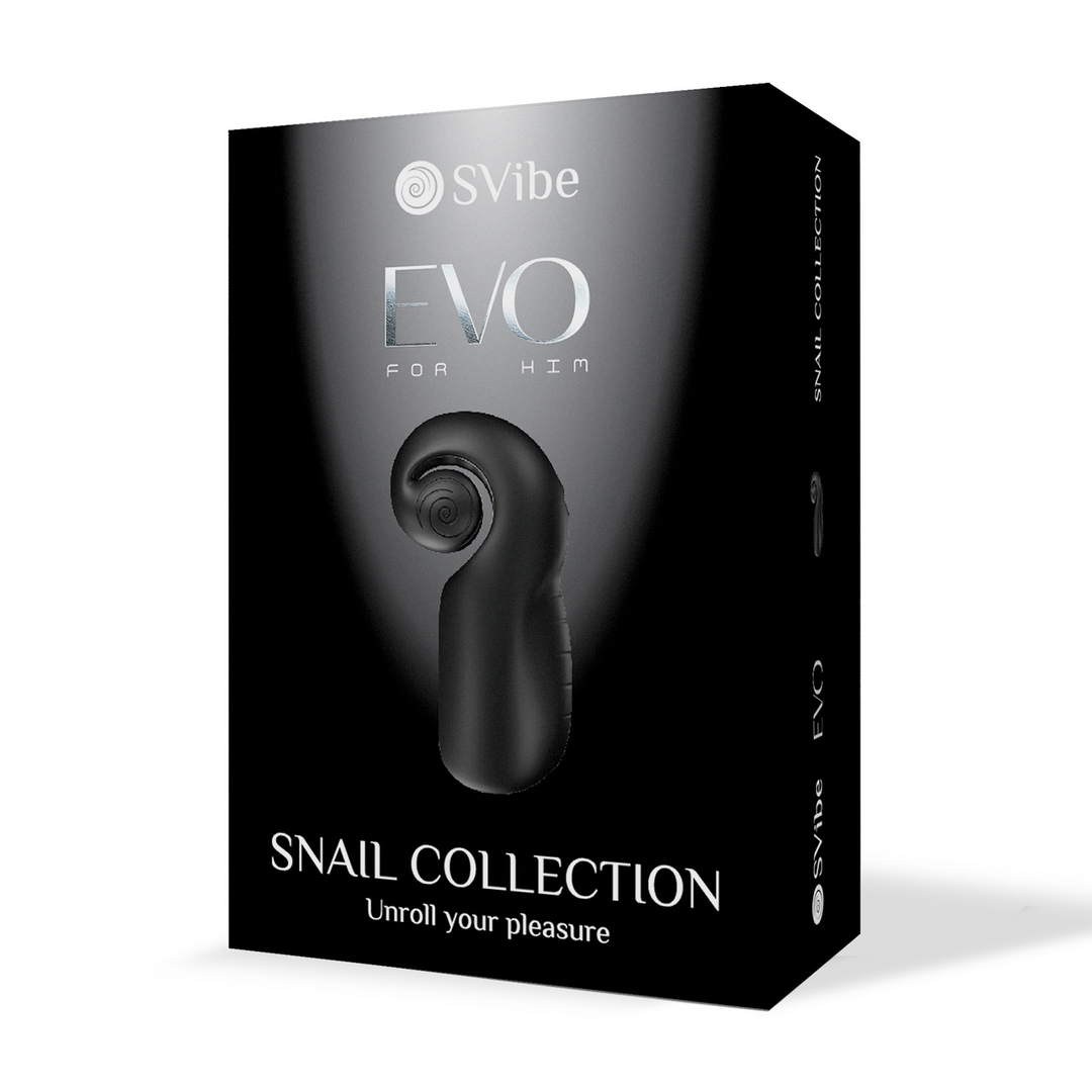 Snail vibe EVO - Dual Male Stimulator - Black (8720615765416)