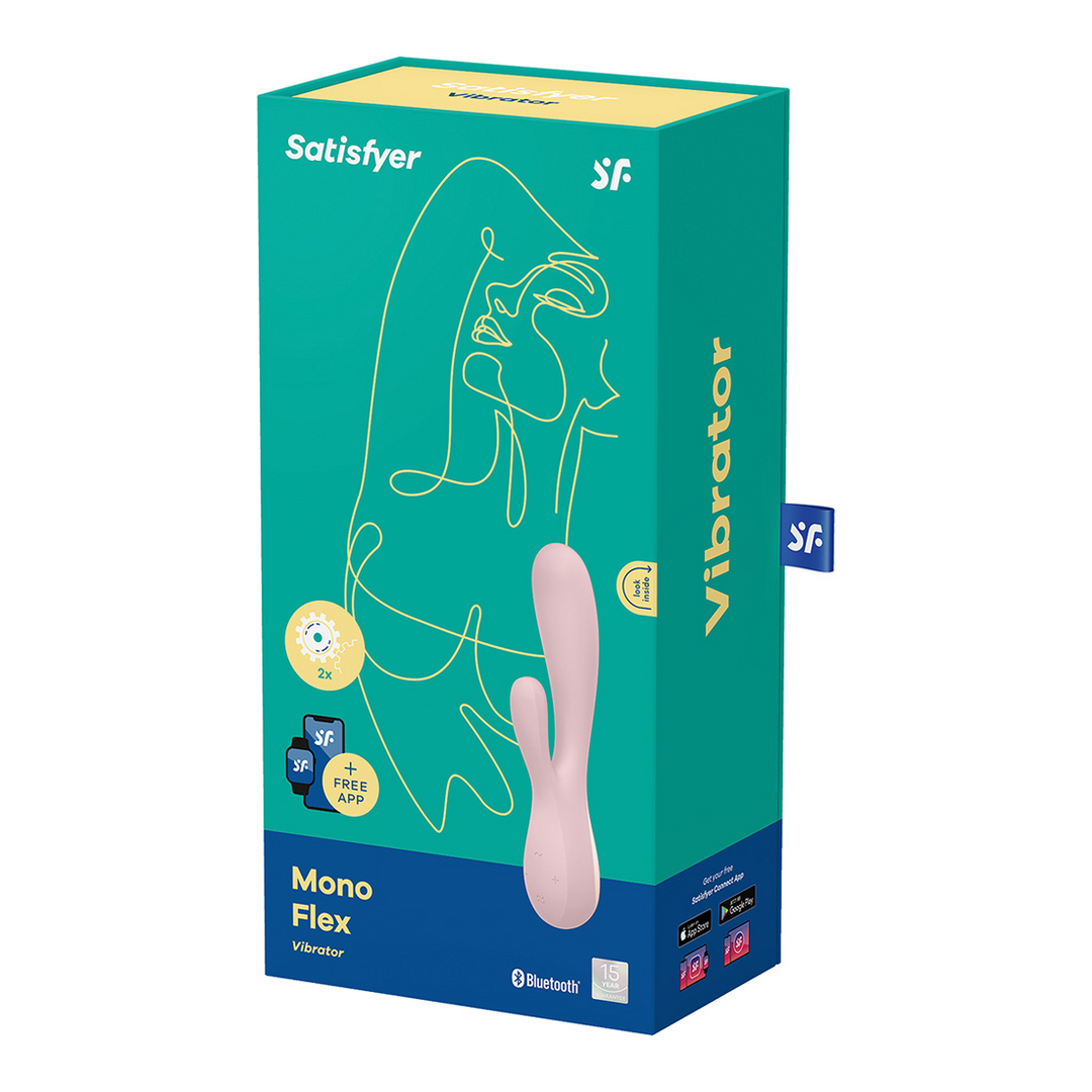 Satisfyer Mono Flex - Rabbit Vibrator - Mauve (4061504002651)