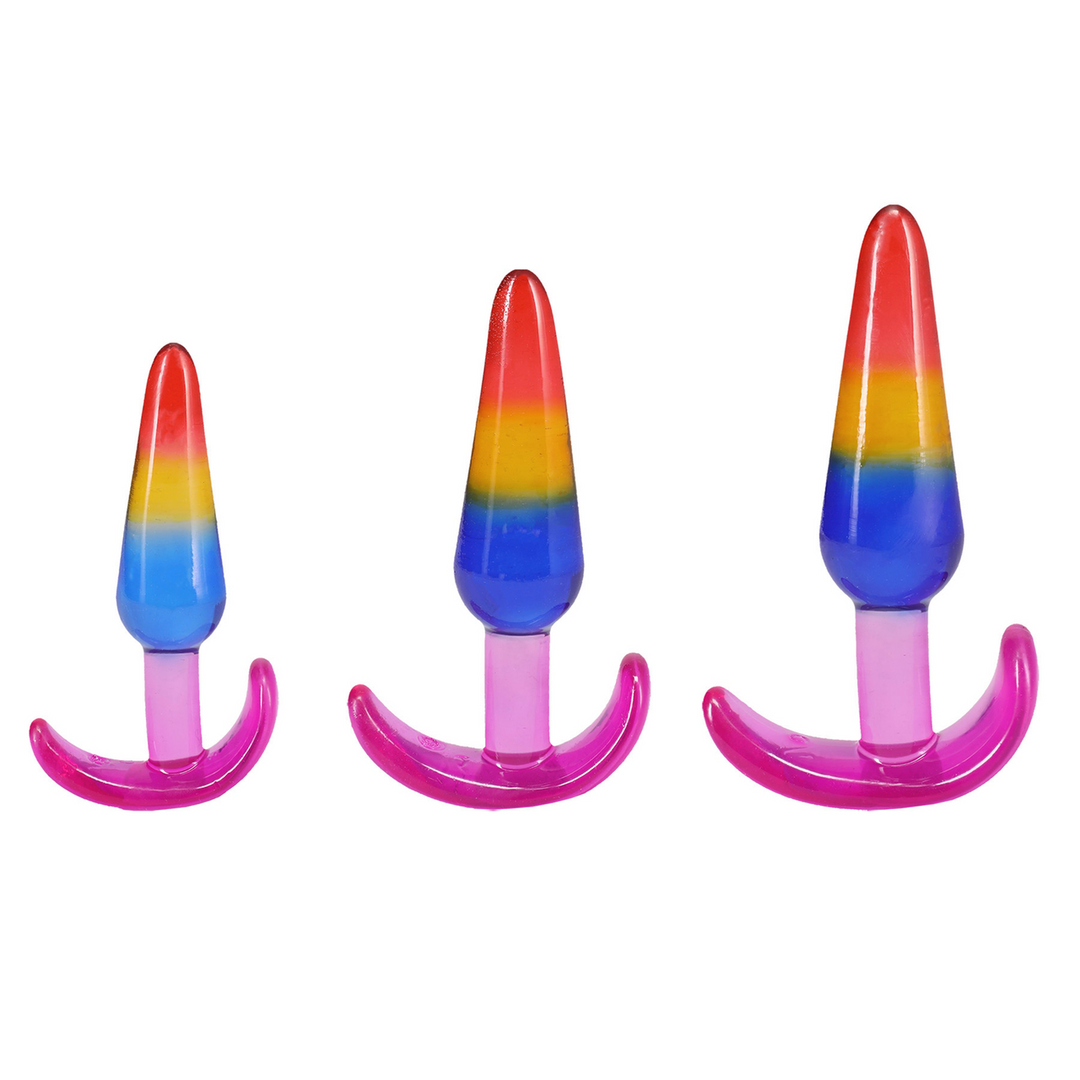 Doc johnson Anal Trainer Set - S/M/L - Regenboog (782421100162)