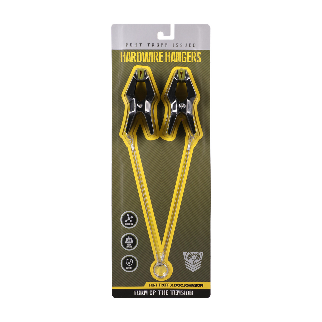 Doc johnson Hardwire Hangers - Zwart/Groen (782421093228)