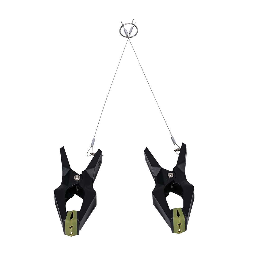 Doc johnson Hardwire Hangers - Zwart/Groen (782421093228)