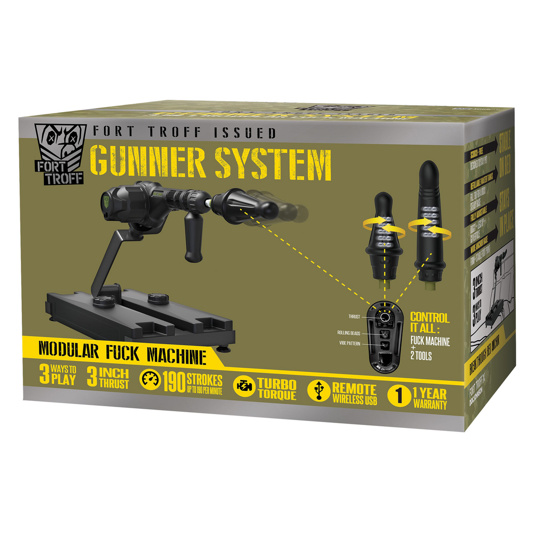 Doc johnson Gunner Systeem - 3-in-1 Modulaire Fuck Machine (782421084486)