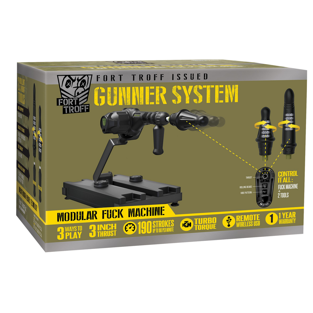 Doc johnson Gunner Systeem - 3-in-1 Modulaire Fuck Machine (782421084486)