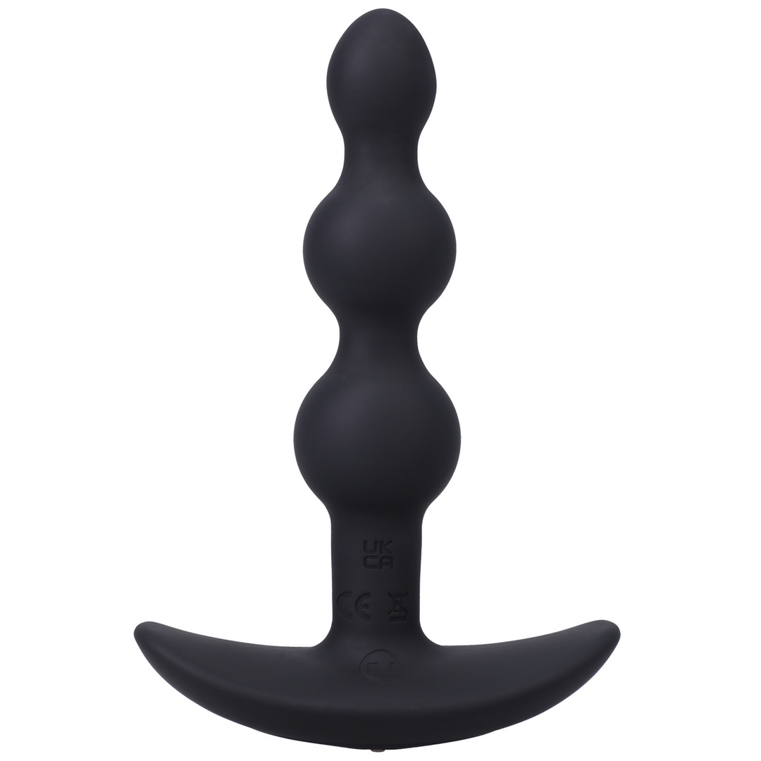 Doc johnson Beaded Vibe - Silicone Anale Plug met Afstandsbediening (782421081324)
