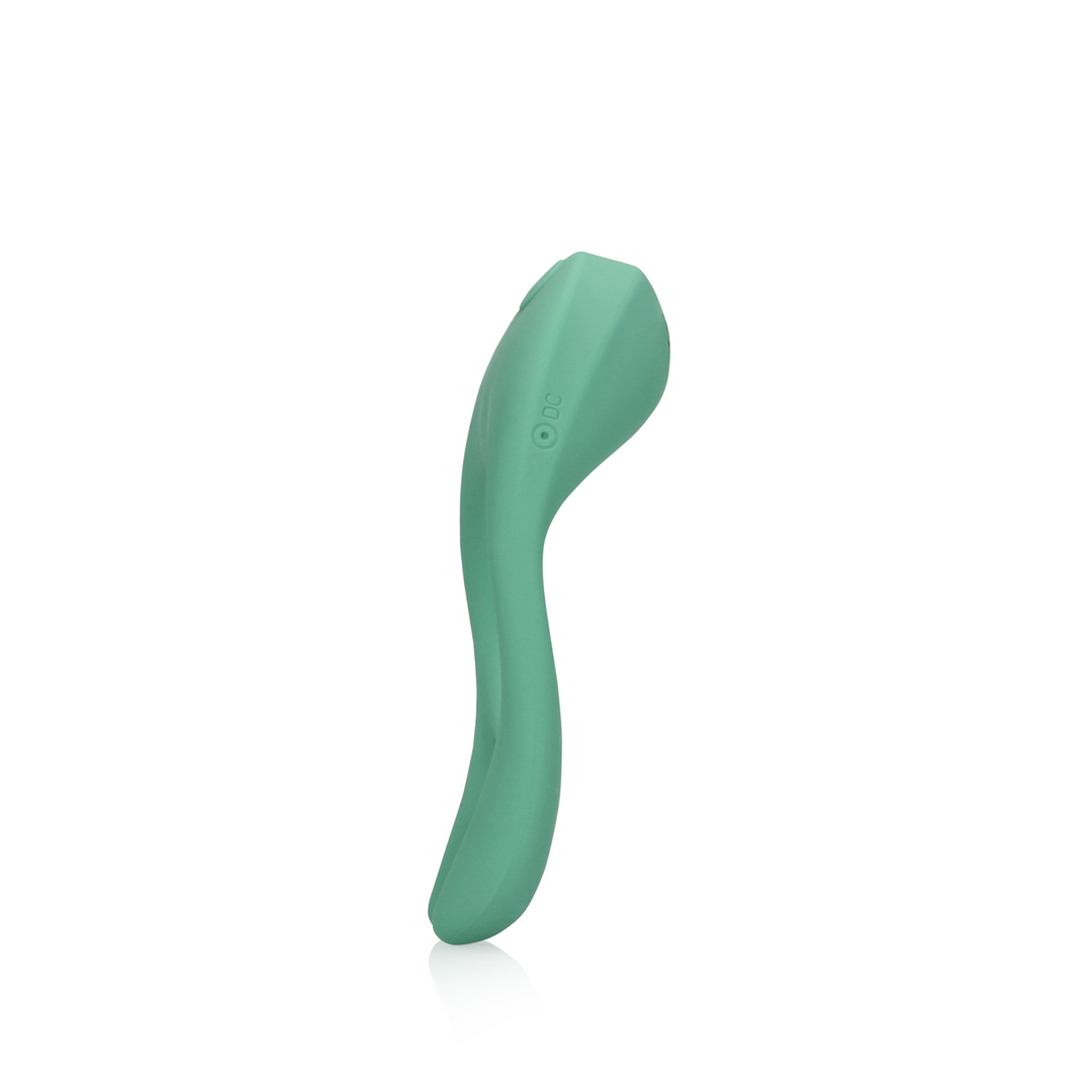 Loveline by shots Ultra Soft Silicone Pointed Cock Ring - Blauw Gras (8714273048998)