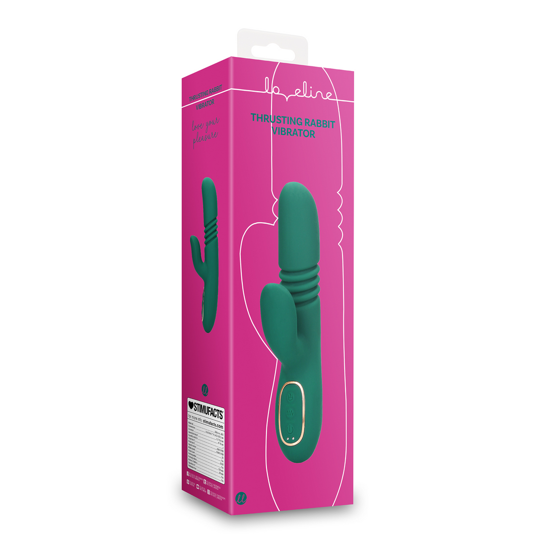 Loveline by shots Stuwende en Verwarmende Rabbit Vibrator - Oude Zee (8714273049070)