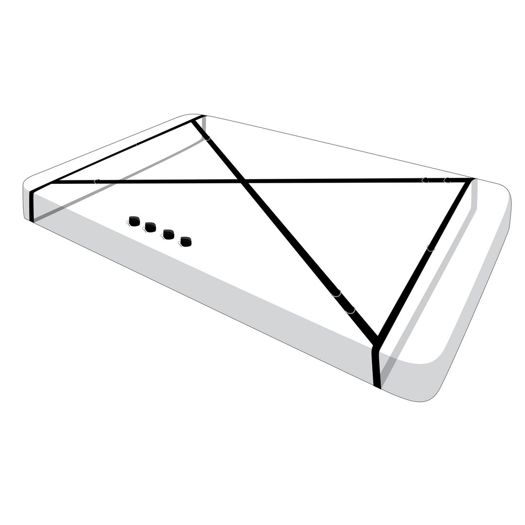 Xr brands Interlace - Top en Bottom Bed Binding Set (848518022400)