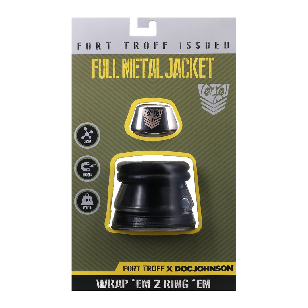 Doc johnson Volledige Metalen Jacket - Zwart (782421090562)