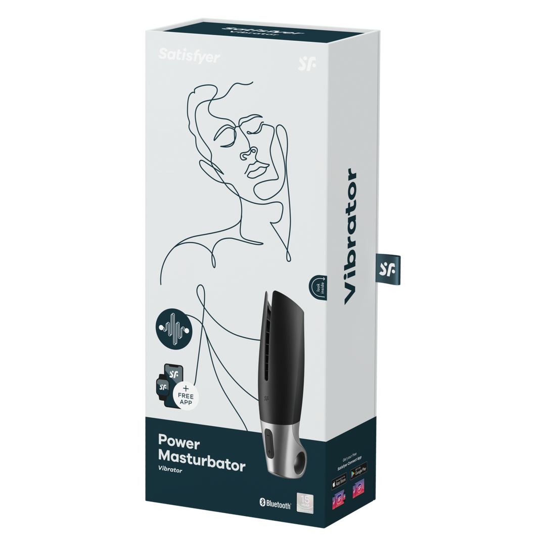 Satisfyer Power Masturbator - Zwart (4061504037332)