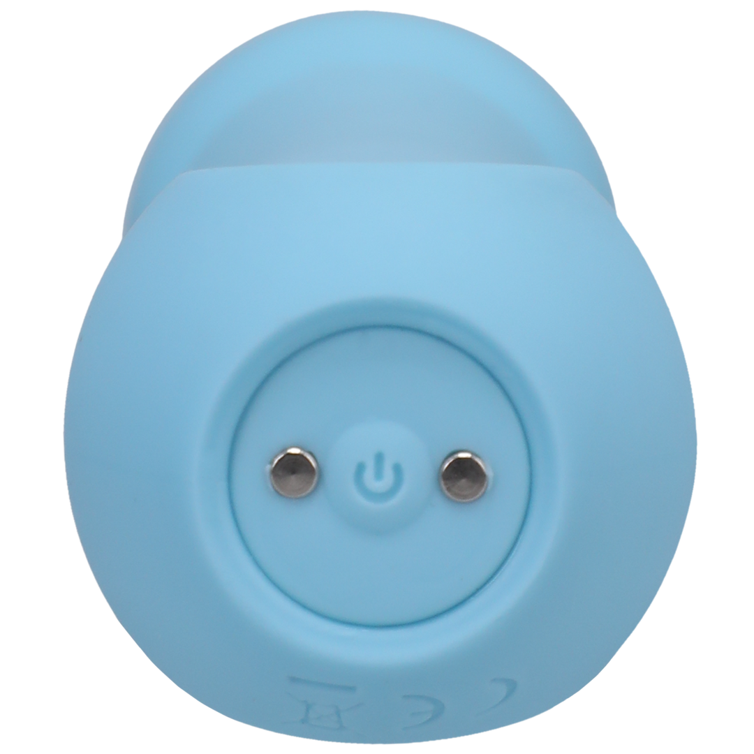 Doc johnson Euphoria - Oplaadbare Siliconen Wandvibrator - Blauw (782421083915)