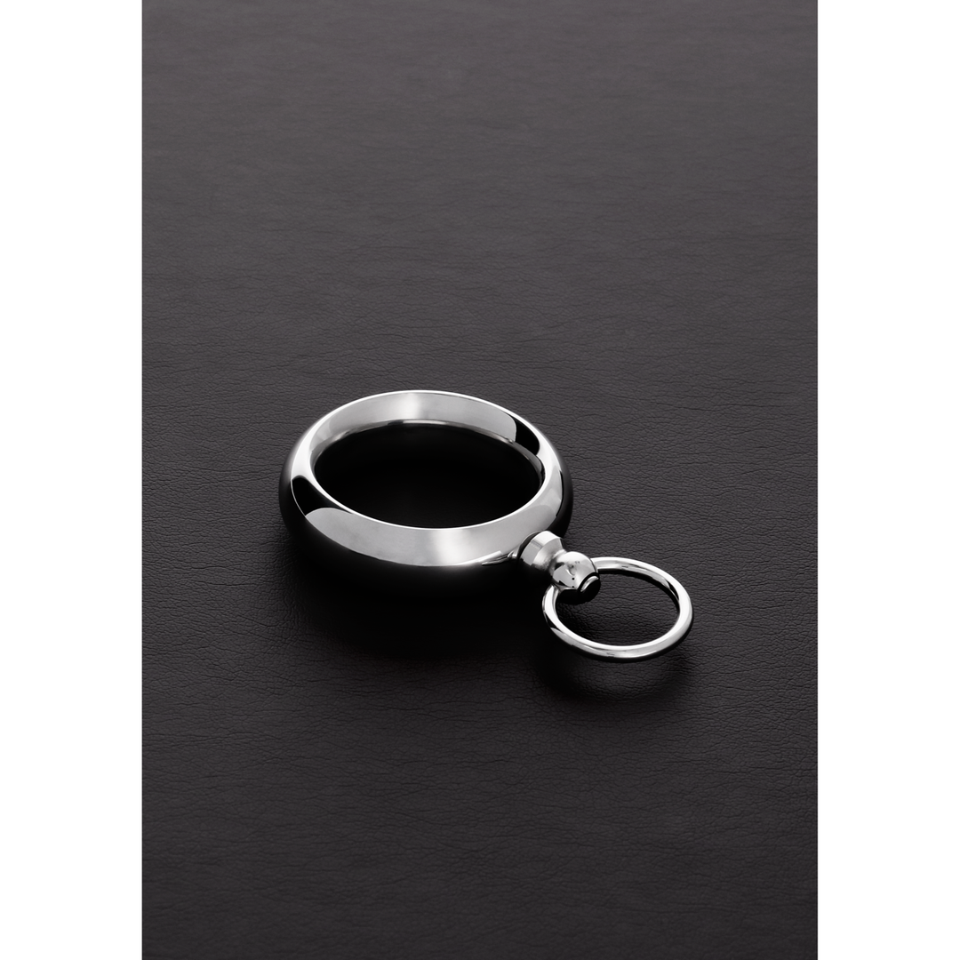 Steel by shots Donut Ring met O-ring - 0,6 x 0,3 x 40 / 15 x 8 x 40 mm (8714273781451)