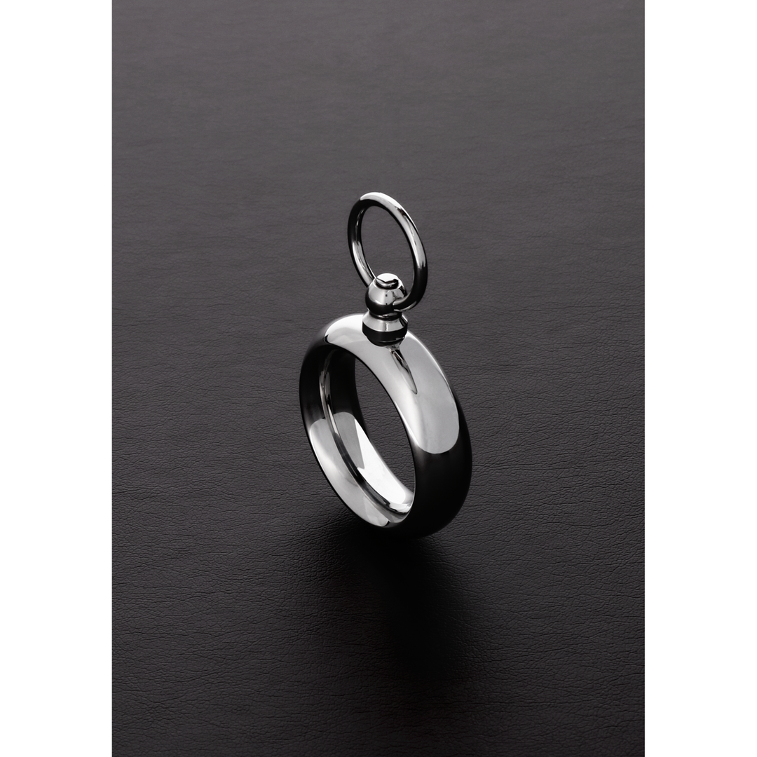 Steel by shots Donut Ring met O-ring - 0,6 x 0,3 x 40 / 15 x 8 x 40 mm (8714273781451)