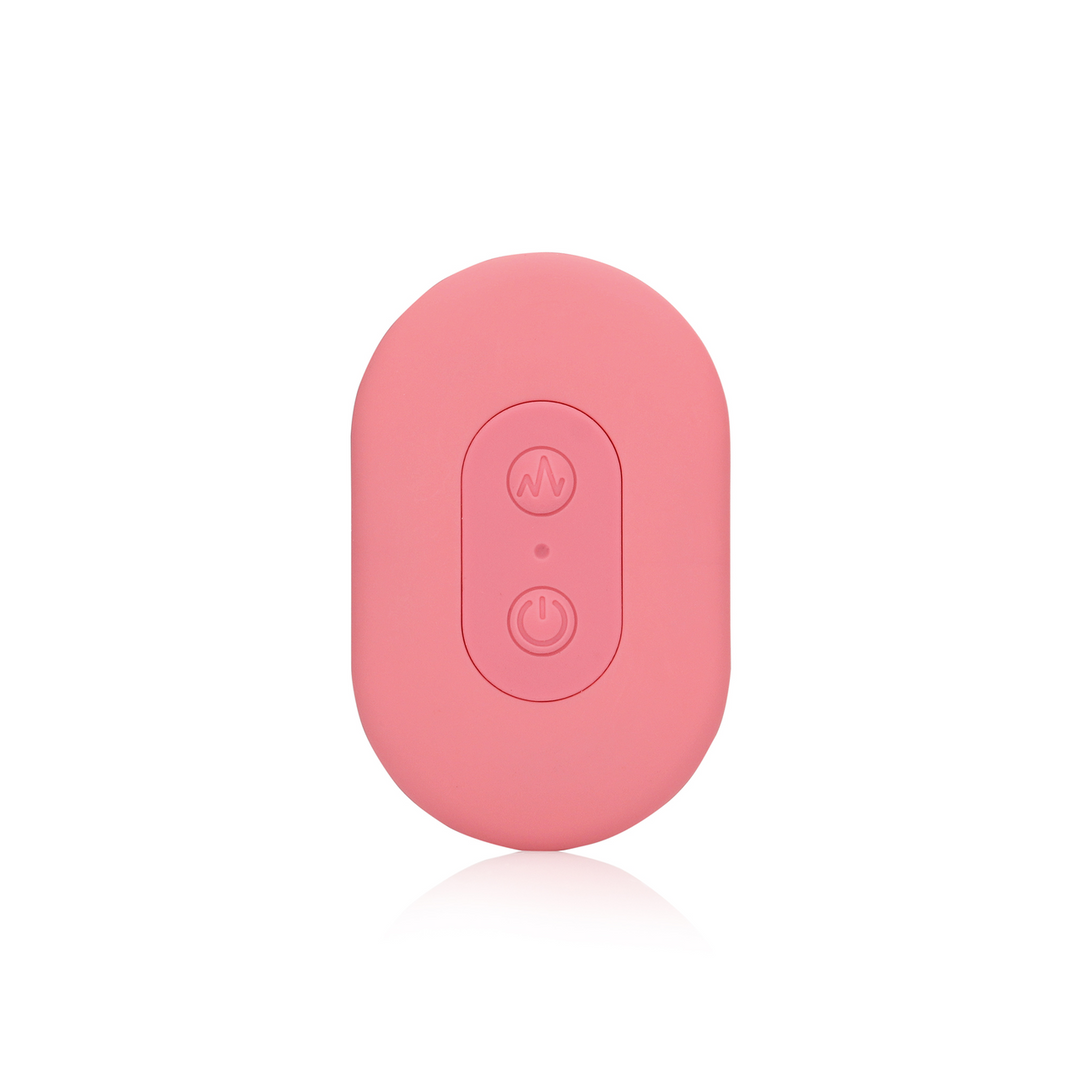 Loveline by shots Ultra Soft Siliconen Eivibrator met Afstandsbediening - Roze Arabesque (8714273049001)