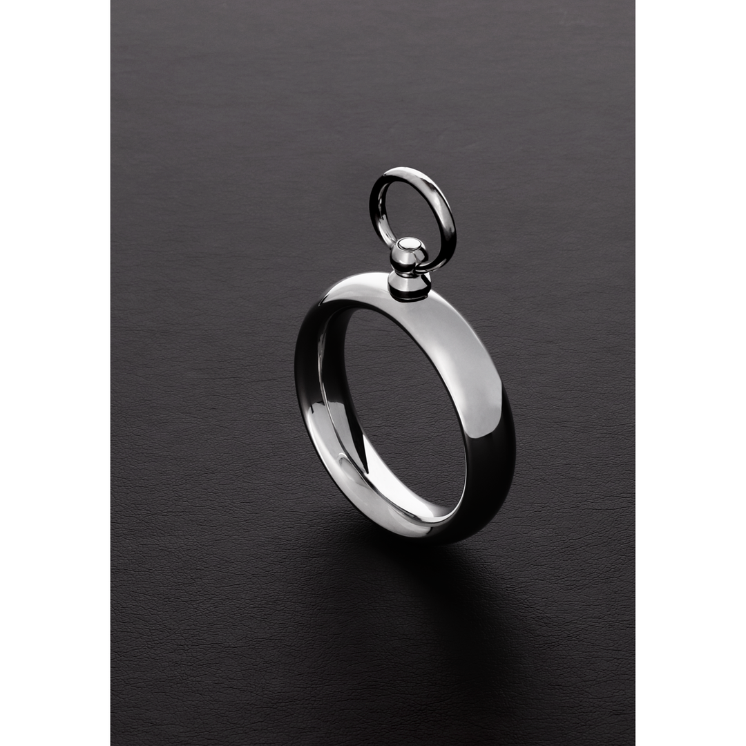 Steel by shots Donut Ring met O-ring - 0,6 x 0,3 x 50 / 15 x 8 x 50 mm (8714273781475)