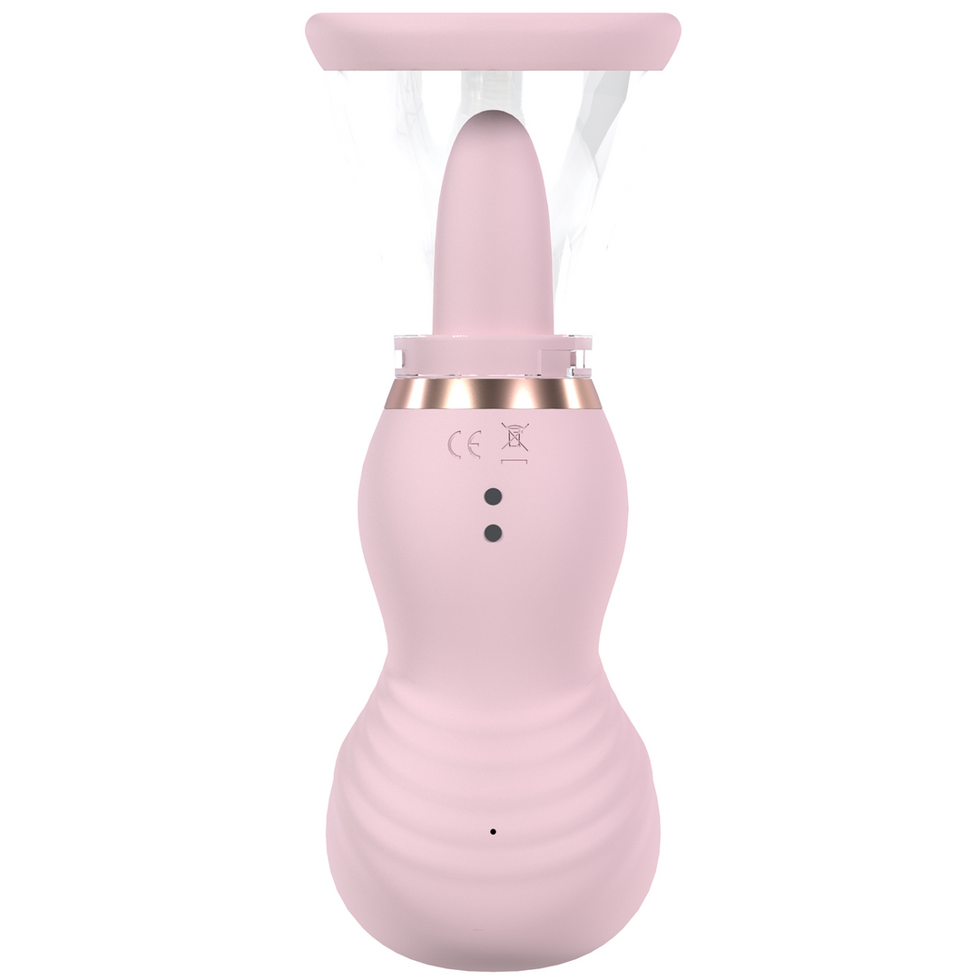 Pumped by shots Sensuele - Oplaadbare Vulva en Borst Pomp - Roze (8714273054814)