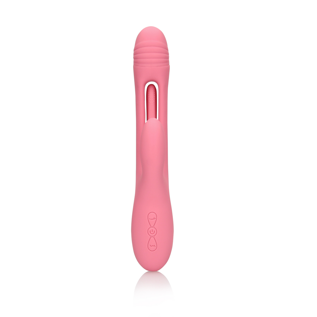 Loveline by shots Flapperende G-Spot Rabbit Vibrator - Roze Arabesque (8714273049148)
