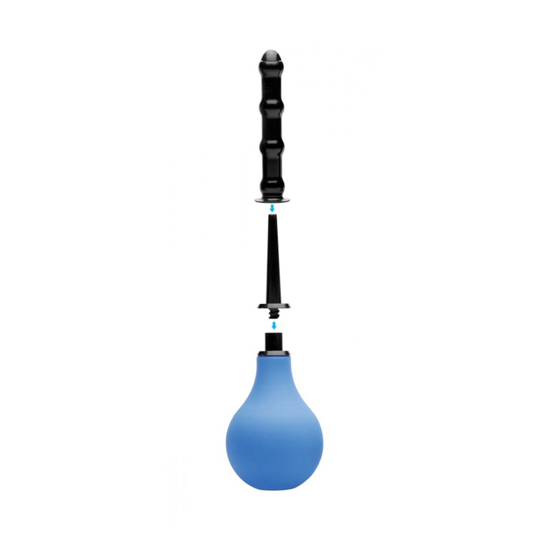 Xr brands Premium One Way Valve Anale Douche Set (848518025807)