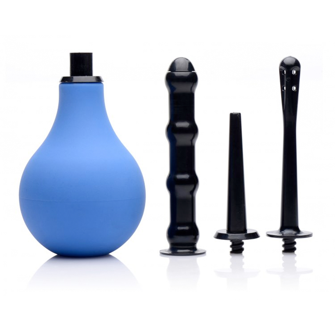 Xr brands Premium One Way Valve Anale Douche Set (848518025807)