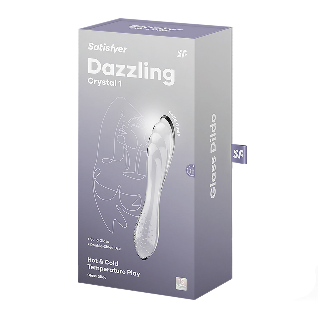 Satisfyer Dazzling Crystal 1 - Glas Dildo - Transparant (4061504045658)