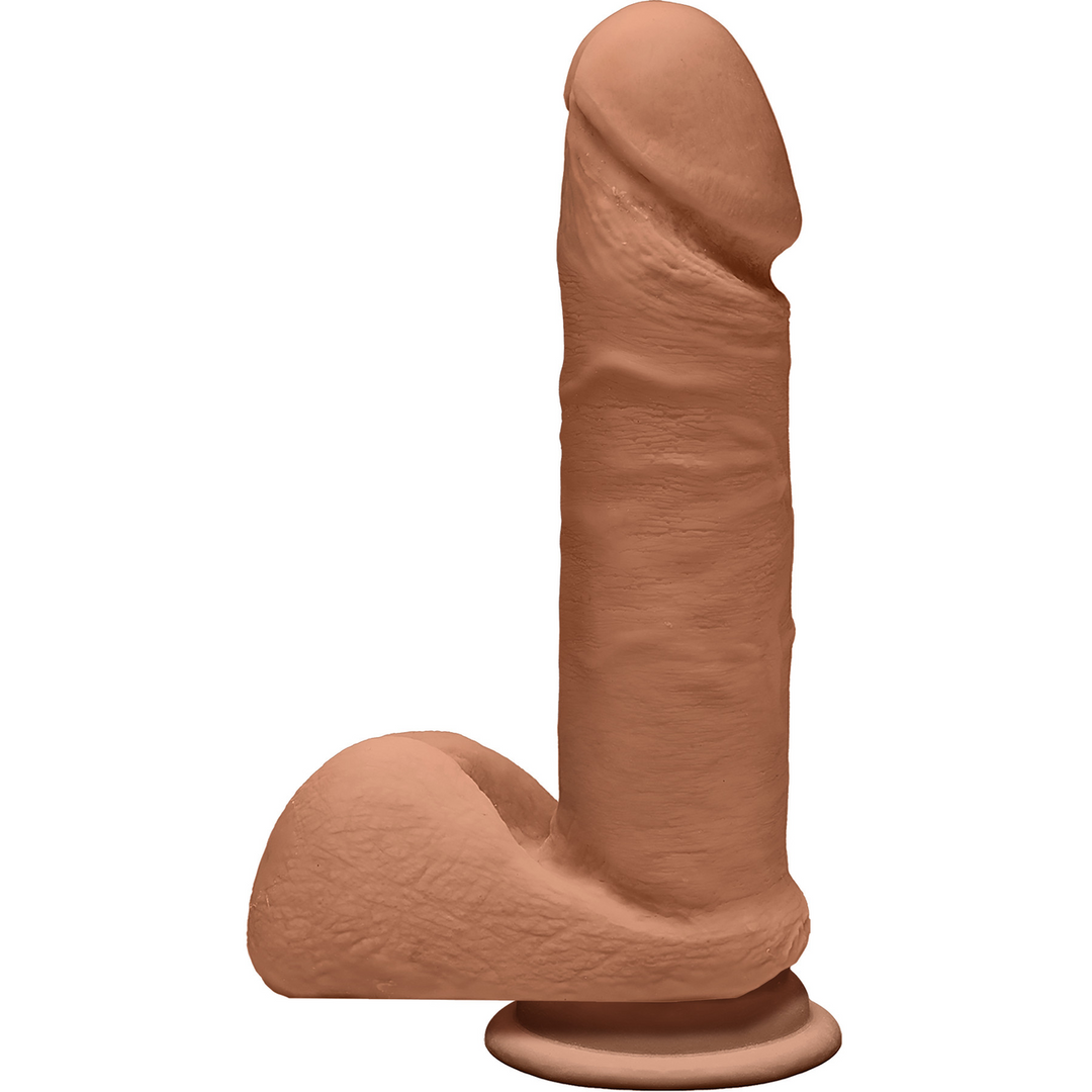 Doc johnson Perfect D - Realistic ULTRASKYN Dildo met Ballen - 7 / 18 cm (782421058906)