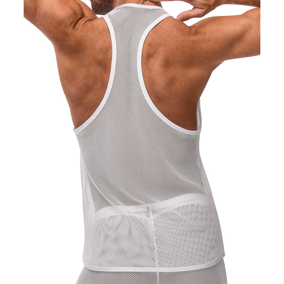 Male power Tanktop - L/XL - Wit (845830082617)