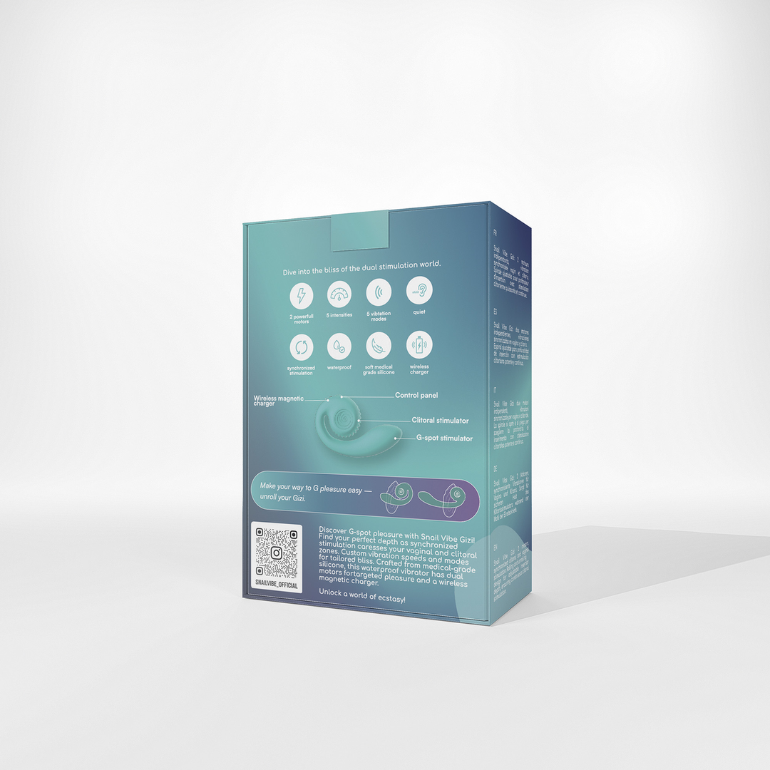 Snail vibe GIZI - Dual G-Spot Stimulator - Tiffany (8720615764792)