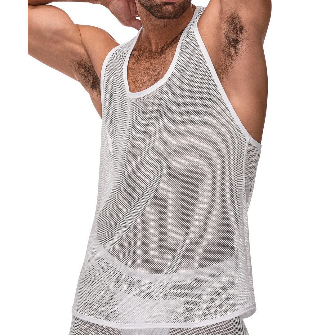 Male power Tanktop - L/XL - Wit (845830082617)