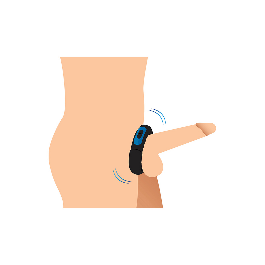 Xr brands Siliconen Cockring met Afstandsbediening (848518039804)