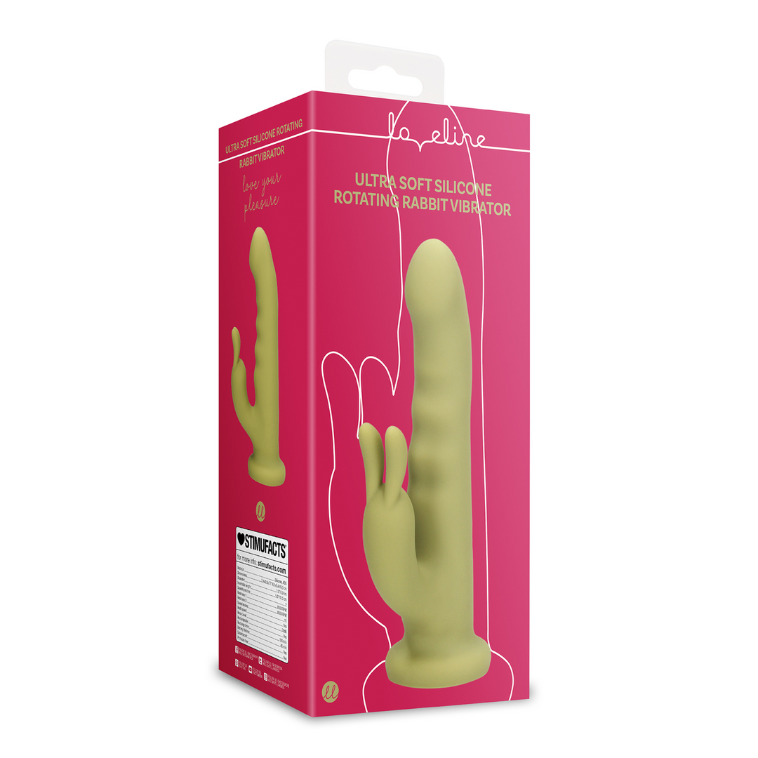 Loveline by shots Ultra zachte silicone roterende rabbit vibrator (8714273049247)