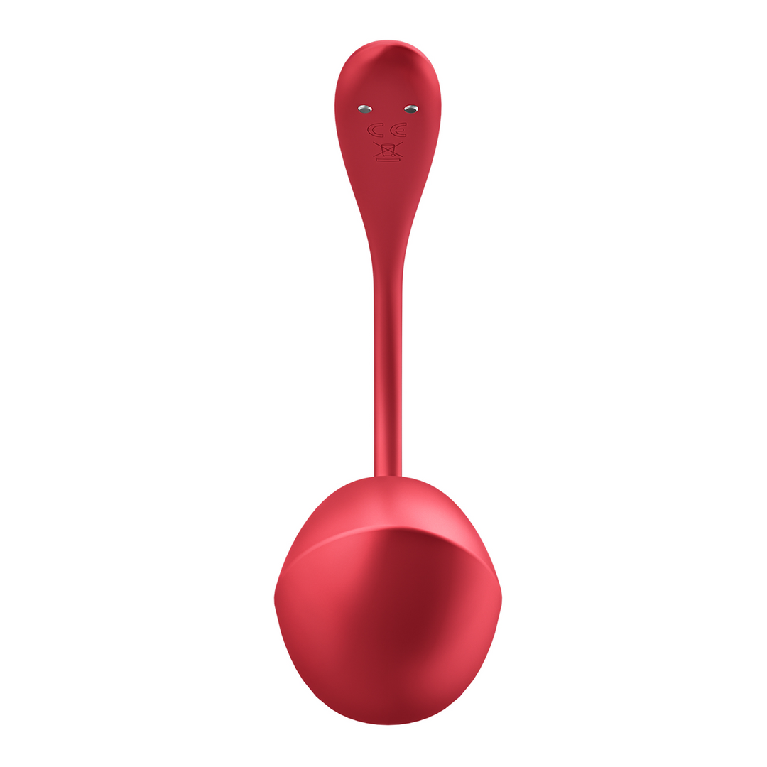 Satisfyer Shiny Petal Connect App - Draagbare Koppel Vibrator - Rood (4061504002675)
