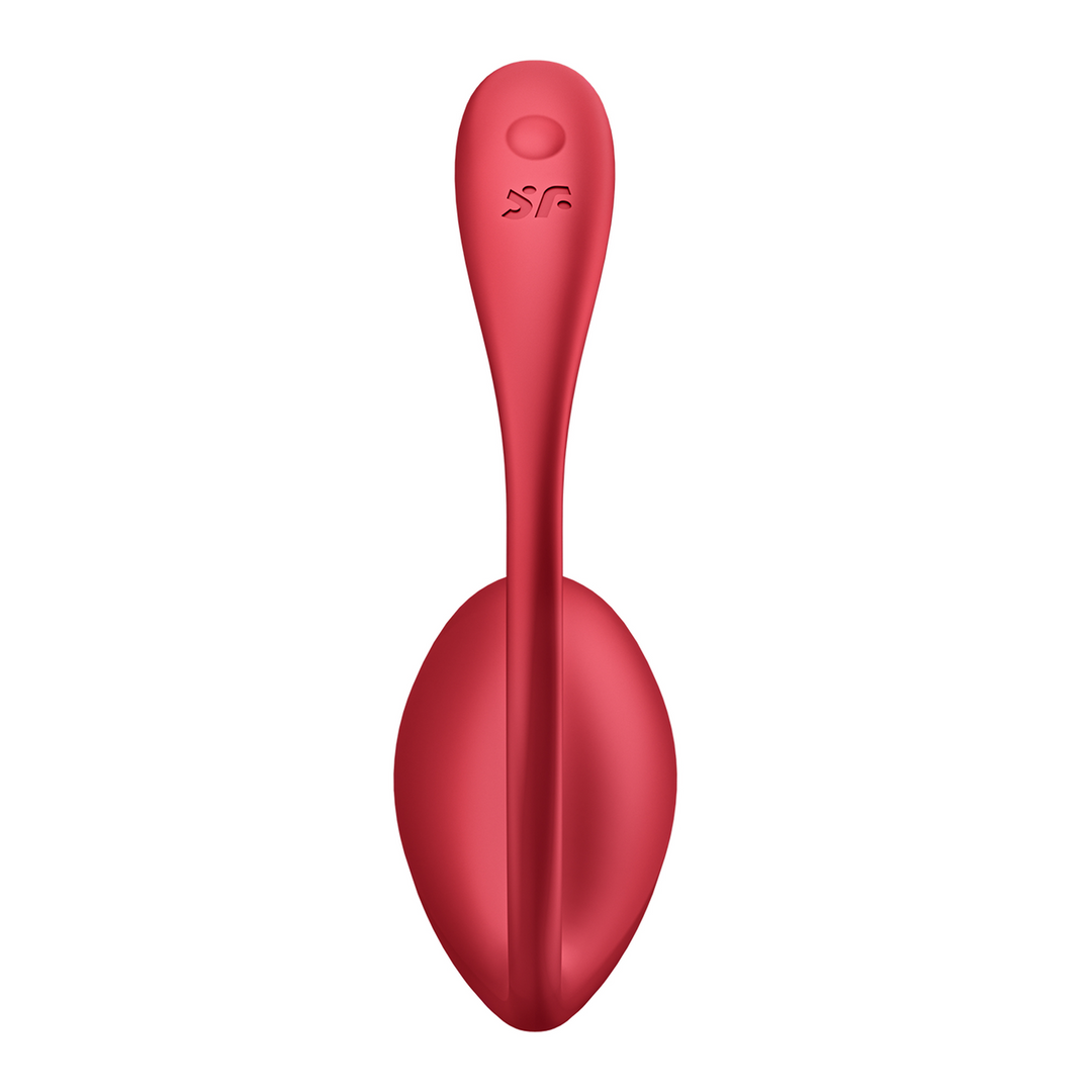 Satisfyer Shiny Petal Connect App - Draagbare Koppel Vibrator - Rood (4061504002675)