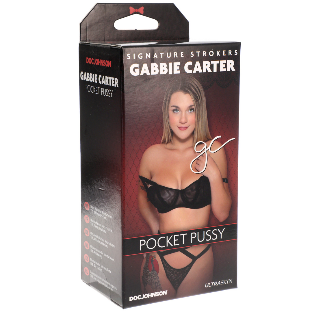 Doc johnson Gabbie Carter - ULTRASKYN Pocket Pussy Masturbator (782421077761)