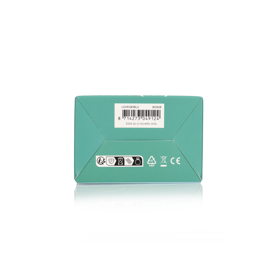 Loveline by shots Pulse Wave en Op-en-Neer Beweegbare Ring Vibrator - Arctic Blue (8714273049124)