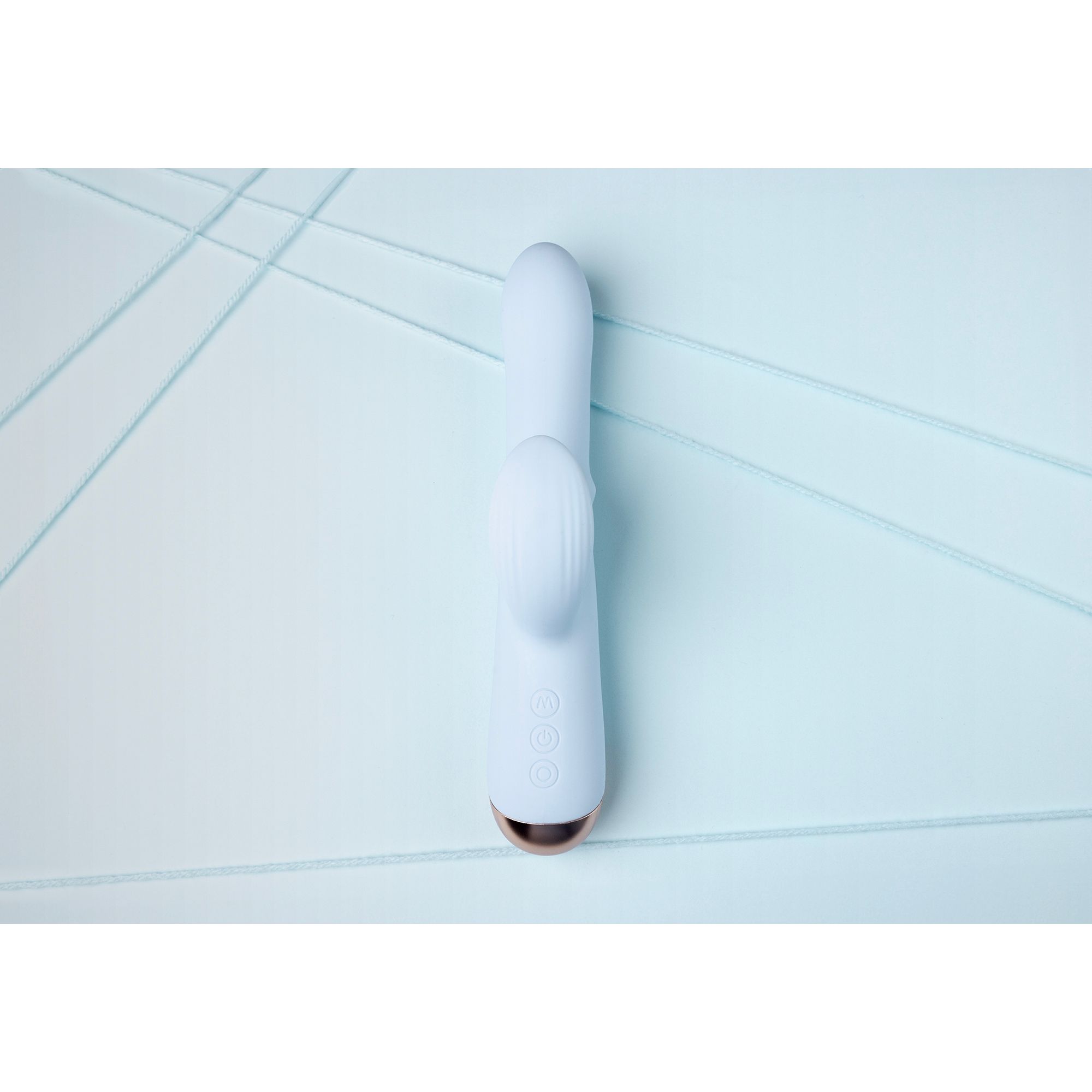 Loveline by shots Pulse Wave en Op-en-Neer Beweegbare Ring Vibrator - Arctic Blue (8714273049124)