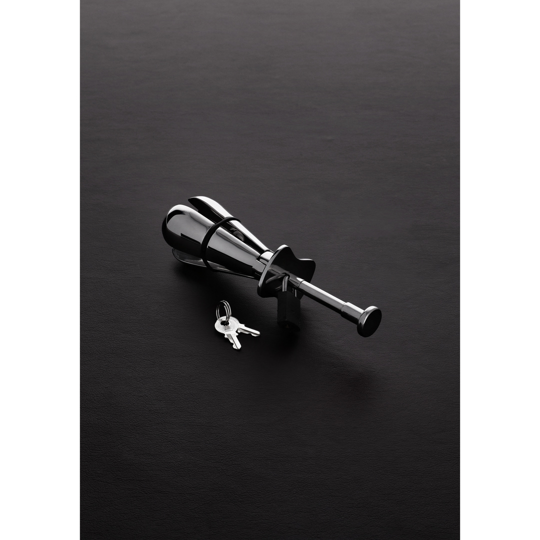 Steel by shots Deluxe Anaal Locking Plug Junior (8714273782540)