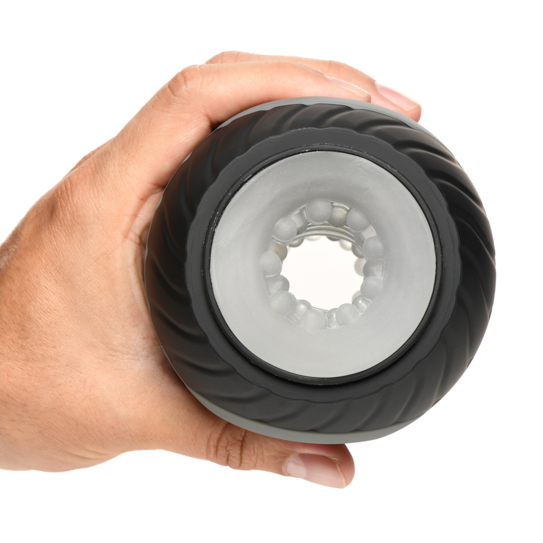 Curve toys Vibrerende en Knijpend Masturbator - 10X - Zwart (653078944167)