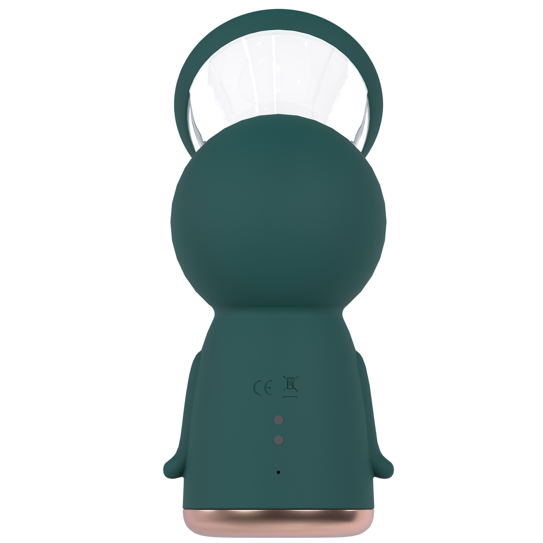Pumped by shots Exquise - Oplaadbare Vulva- en Borstpomp - Bosgroen (8714273054869)