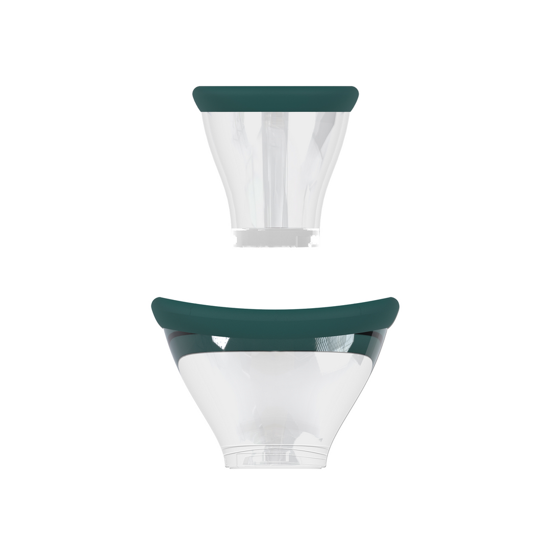 Pumped by shots Exquise - Oplaadbare Vulva- en Borstpomp - Bosgroen (8714273054869)