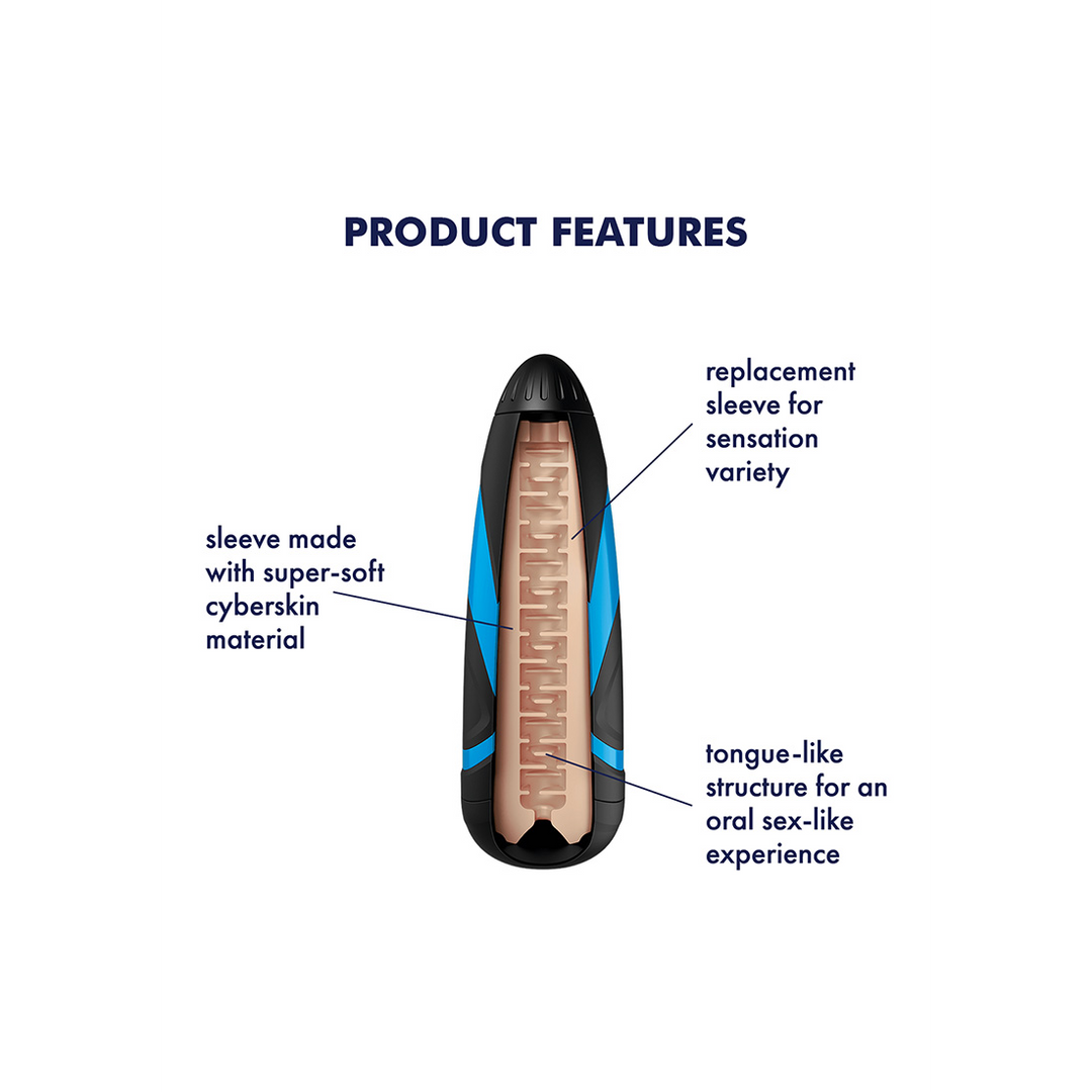 Satisfyer Mannen Lustige Tongen - Penis Sleeve (4049369015832)