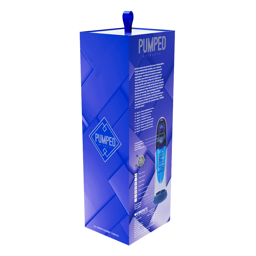 Pumped by shots Aqua-Pro - Dompelpomp Automatisch - AI Enabled - Blauw (8714273057921)
